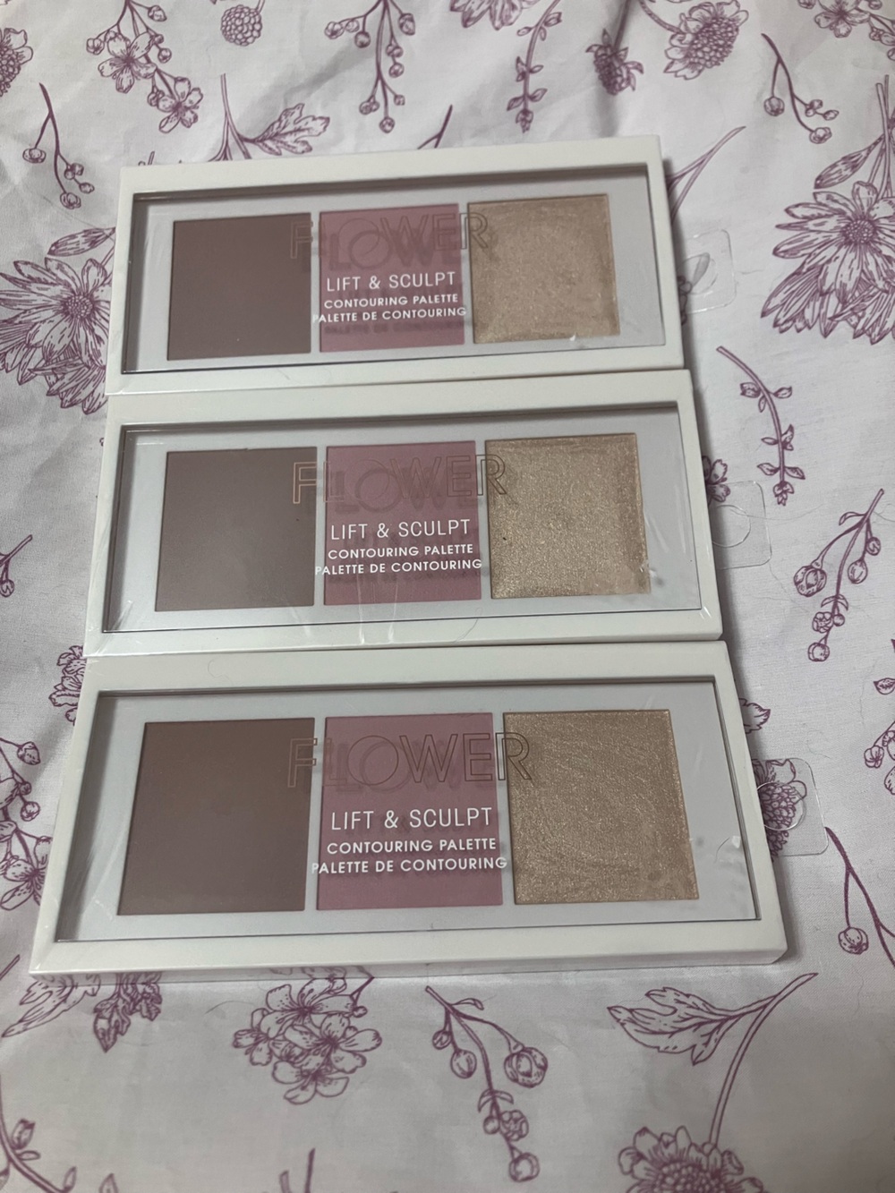 3 Flower Beauty Lift & Sculpt Contouring Palettes